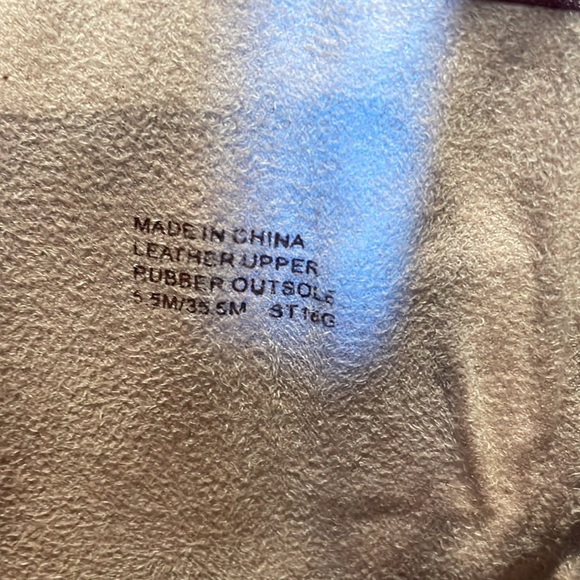 NWOT Michael Kors Suede Chain Booties/ wine color - Picture 8 of 8